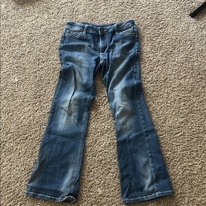 Wrangler Women's Flare Jeans in Blue